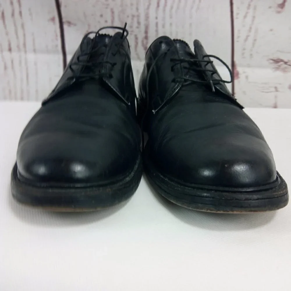 Mark XII Rare Oxford Black Leather Dress Shoes